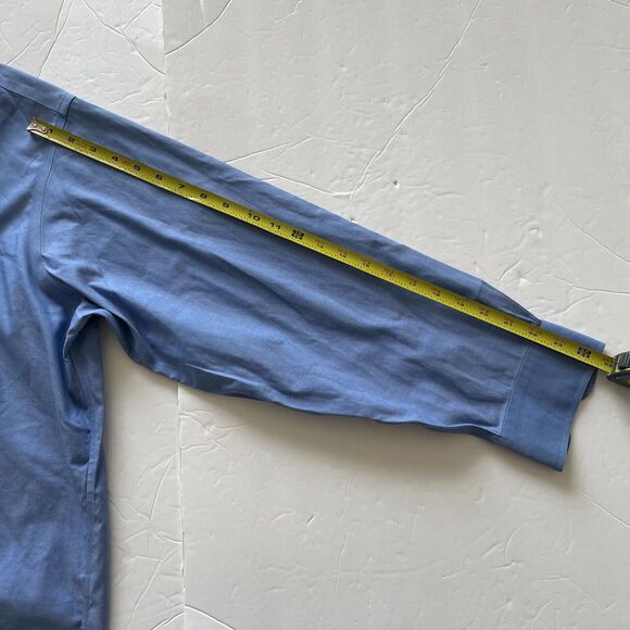 Brooks Brothers Mens Shirt Medium Blue Long Sleeves Button Down Original Polo - Picture 12 of 12